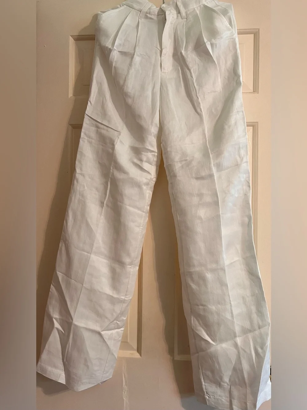 Anine bing Linen Wide-Leg Pants Classy nwt preppy high waisted ruti toteme cos